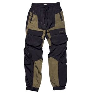 EPTM The Perfect Example Parachute Pants Mens 32 Cargo Bungee Baggy Gorpcore